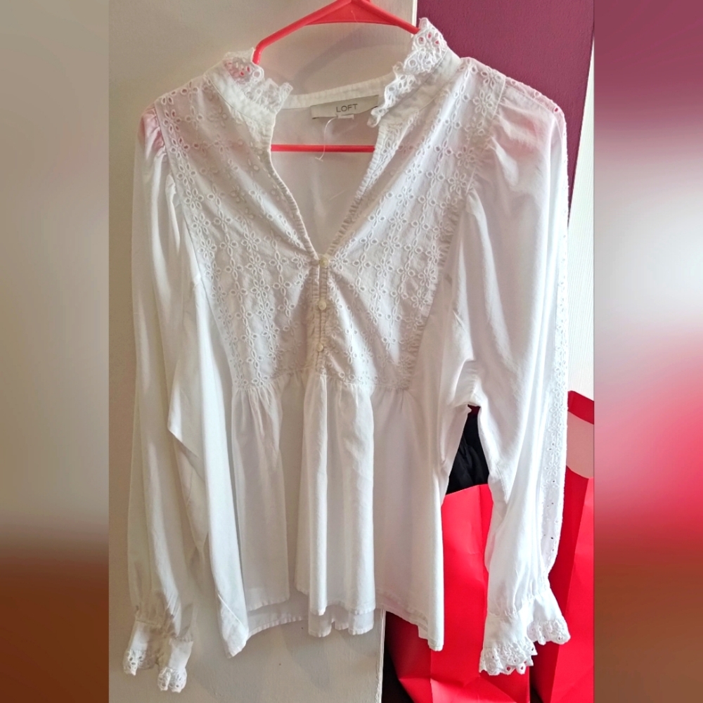 LOFT White Blouse